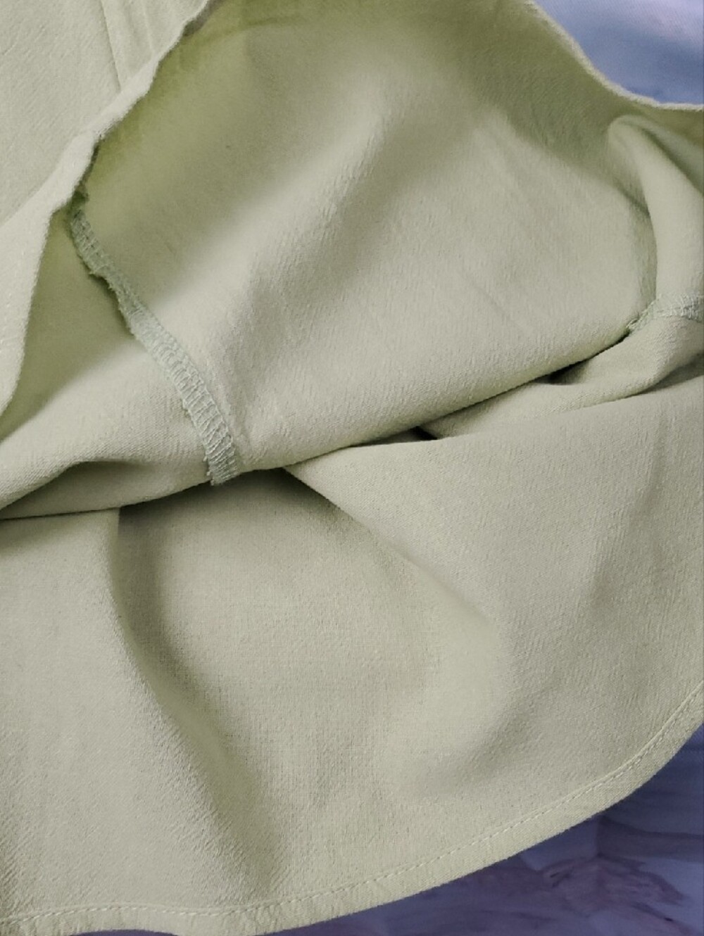 Sleeveless Maxi Linen Blend Dress in Lime Green - Picture 9 of 14